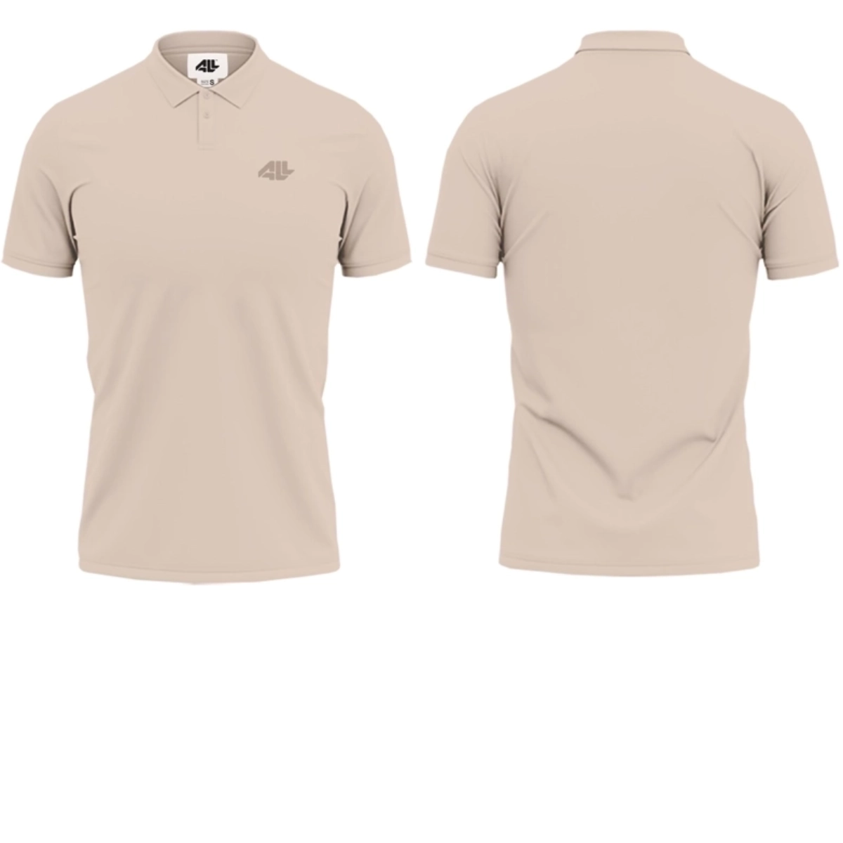 Polo majica kratki rukav bež
